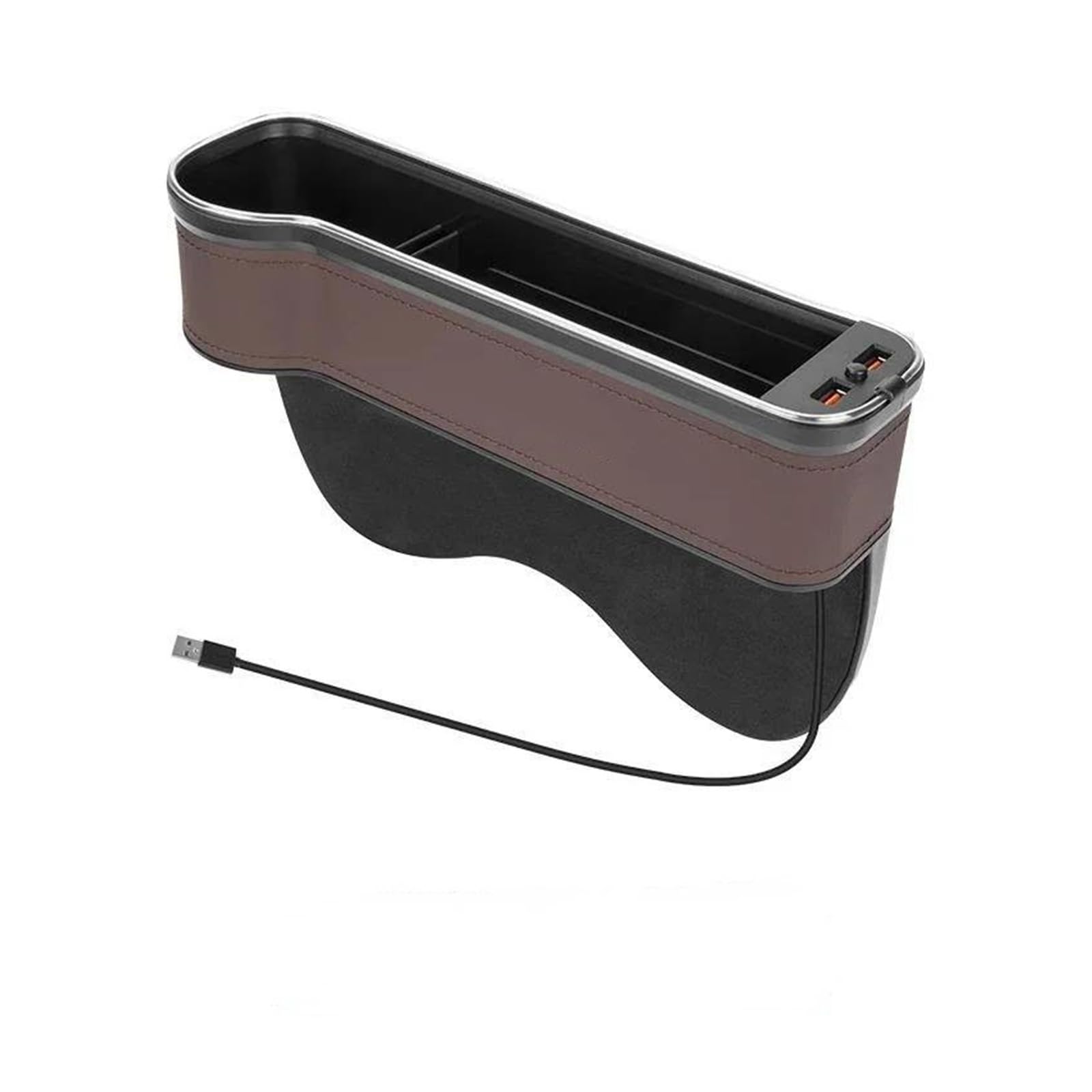 Auto Armlehnenbox Für F&ord Für Focus GM Auto Reinigungs Organizer USB Lade Aufbewahrungsbox Auto Innenausstattung(Brown ging) von GHAEKEBC