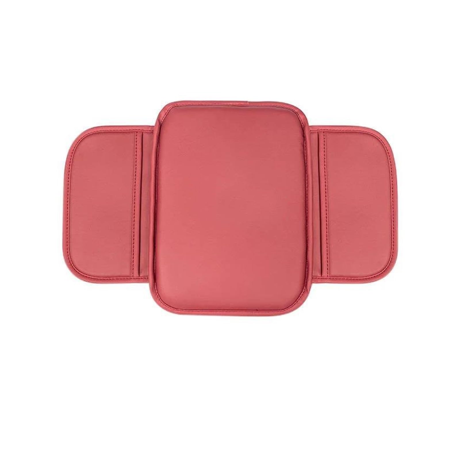 Auto Armlehnenbox Für Jeep Für Grand Cherokee Für Gladiator Auto Armlehne Kissen Abdeckung Leder Sitz Center Pad Zubehör(C-Rot) von GHAEKEBC