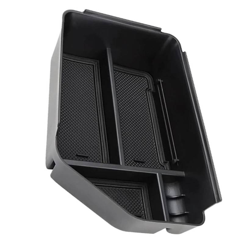 Auto Armlehnenbox Für Kia EV6 2021 2022 2023 Auto Mittelkonsole Armlehne Aufbewahrungsbox Halter Organizer Handschuhfach Innenausstattung(Schwarz) von GHAEKEBC