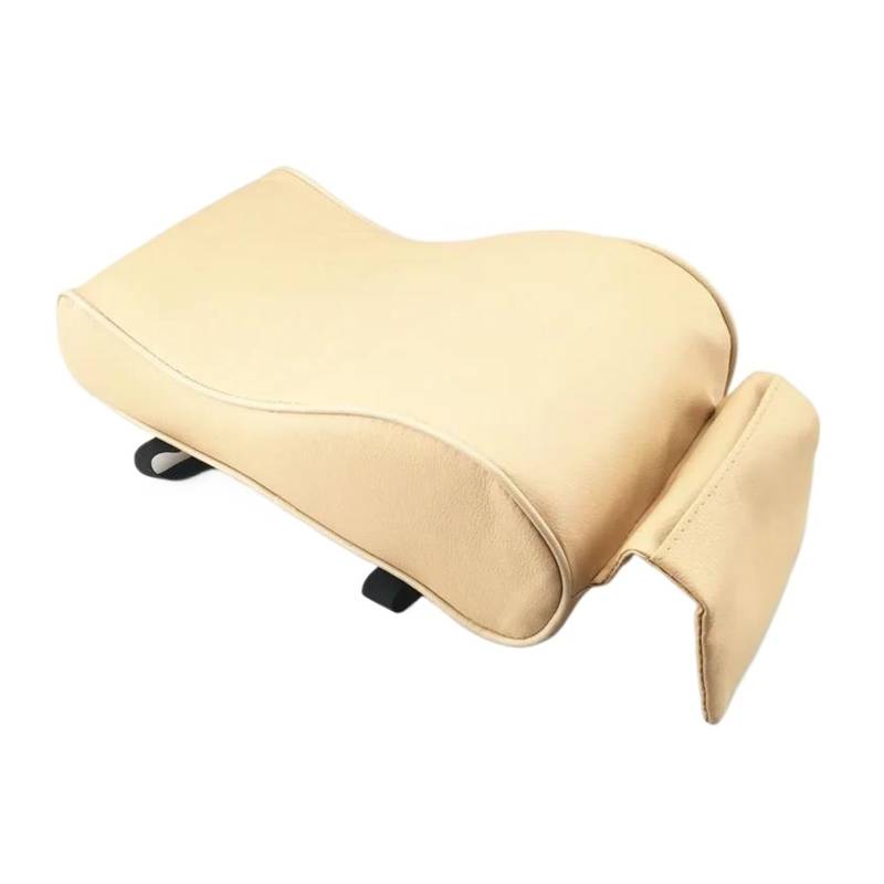 Auto Armlehnenbox Für VW Für Polo Für Tiguan Für P&assat Auto Armlehnenbox Kissen Mittelkonsole Armlehne Sitzbox Auto Innenausstattung(BEIGE) von GHAEKEBC