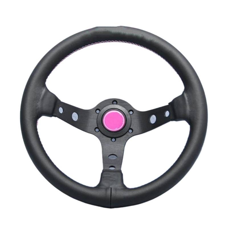 Auto Lenkrad 13 Zoll 330 Mm Für Sportlenkrad Autotuning Driftspiel Lenkrad Autoteile(LILA) von GHAEKEBC