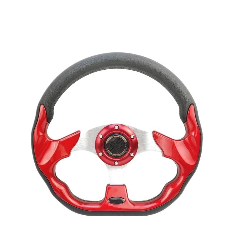 Auto Lenkrad Auto Sportlenkrad Rennsport Typ Universell 13 Zoll 320 Mm Modifiziertes Auto Styling(ROT-1) von GHAEKEBC