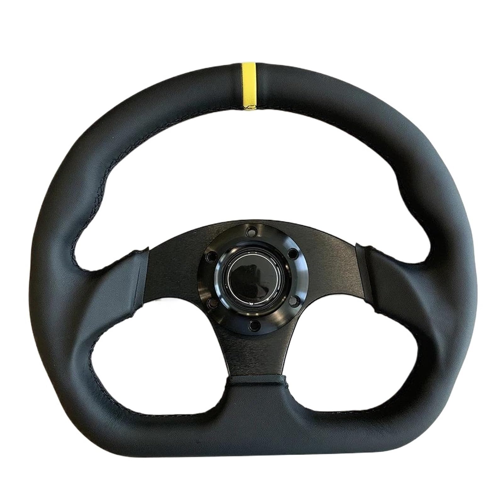 Auto Lenkrad Universal Racing Drift Flat Lenkrad Simulation Rennspiel Lenkrad Autozubehör von GHAEKEBC