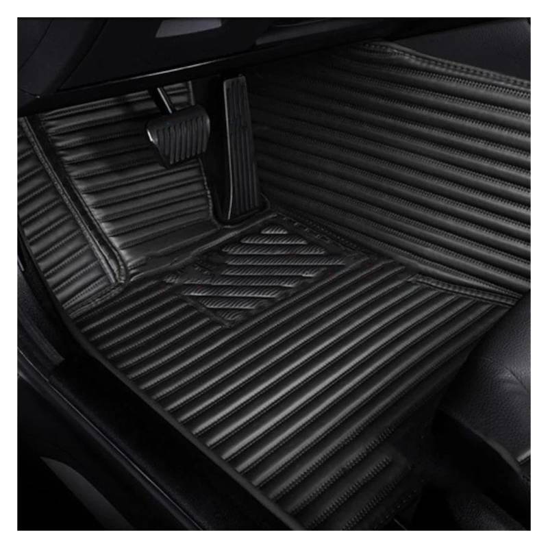 Autofußmatten Für Mercedes Für Benz E W211 2003 2004 2005 2006 2007-2008 Innenausstattung Teppich(Ganz in Schwarz, 1 Sitz) von GHAEKEBC