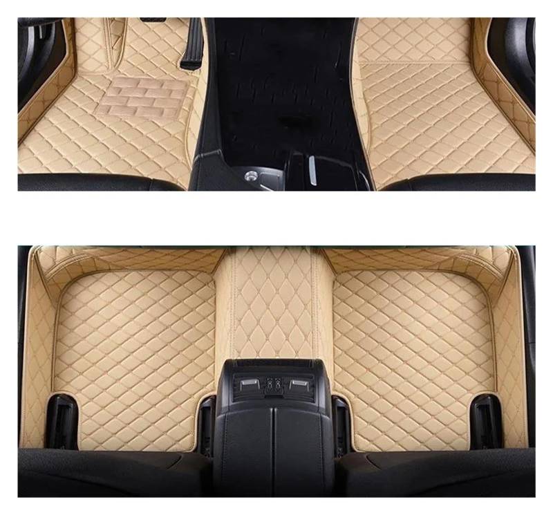 Autoteppiche Fuß Autozubehör 1 Satz Autofußmatten Für Hyundai Für Encino(BEIGE) von GHAEKEBC