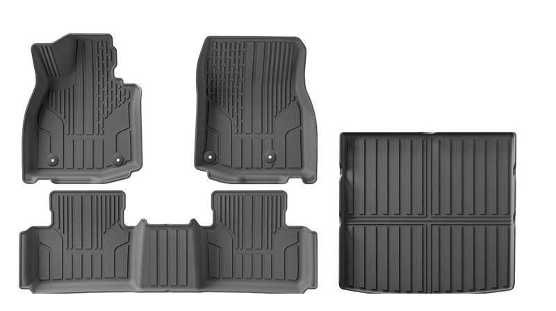 Für Mazda CX-50 2023 2024 Fußmatten Und Kofferraumschutzmatte Allwetter-Fußmatten Kofferraummatte Robuste wasserdichte Unterlage(4-teiliges Set) von GHAEKEBC