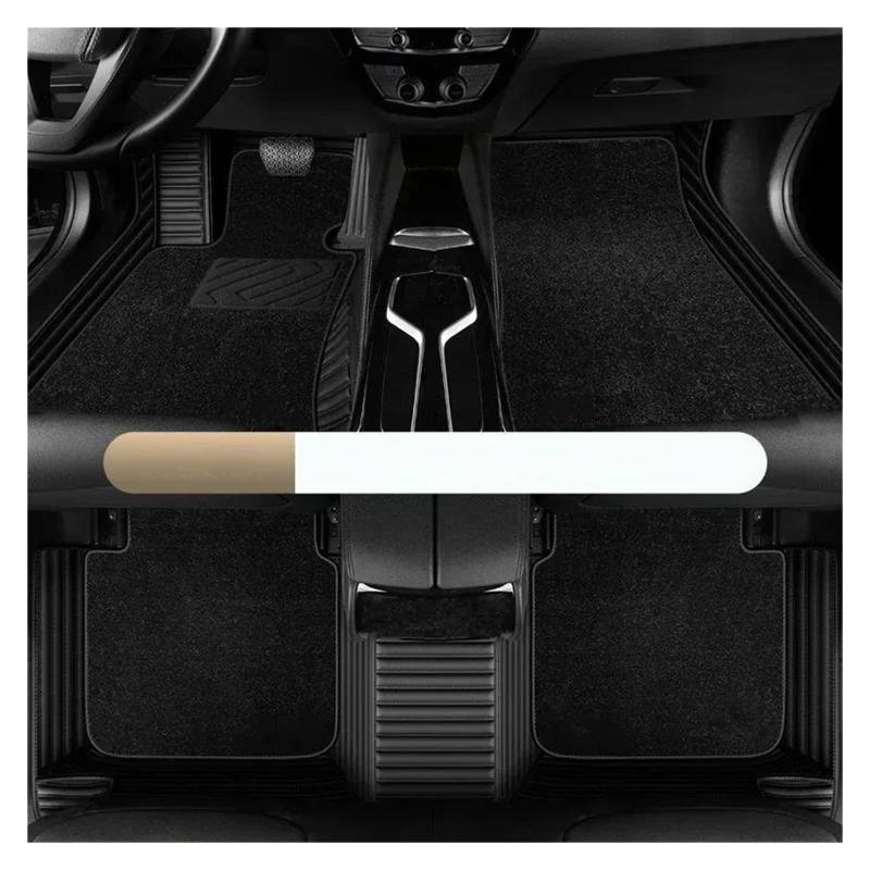 Innenausstattung 1 Set Für Chrysler Für Grand Voyager 2013 2014 2015 2016-2017 Auto Fußmatte(Schwarz) von GHAEKEBC