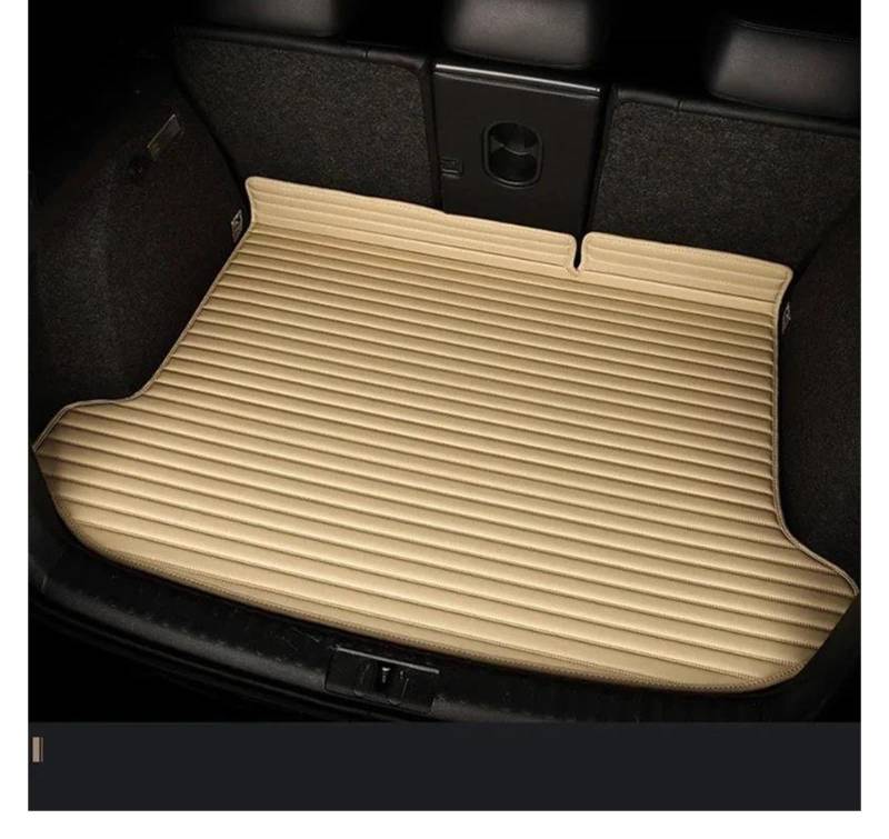 Kofferraummatte Für Citroen C4 2012 2013 2014 2015-2016 Autozubehör Autoinnenausstattung Details Vollständige Abdeckung(Beige-1) von GHAEKEBC