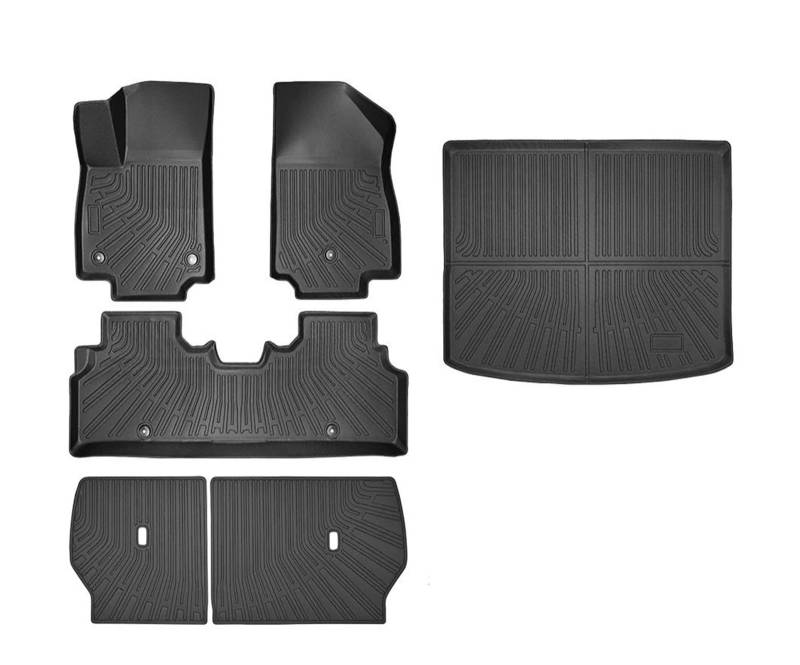 Kofferraummatte Gepäckmatte Linkslenker Für KIA EV3 2024 5 Sitze Set Bodenmatte von GHAEKEBC