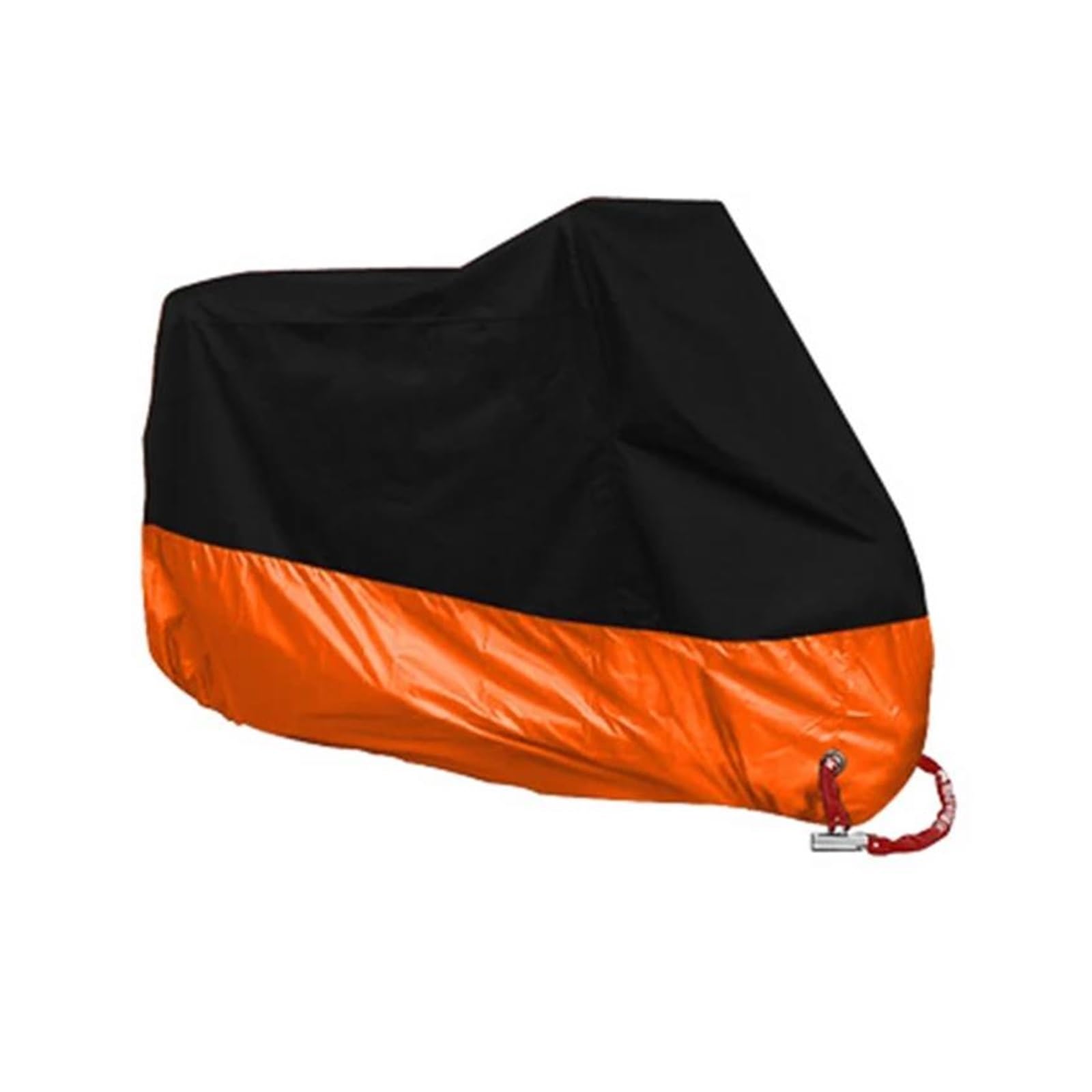 Motorradabdeckung Für Y&amaha Für Drag Für Star 400 VMAX 1200 Für Virago 535 Für Tracer 900 R6 R6 R1 Motorrad wasserdichte Outdoor Abdeckung(Orange,M (160-180 cm)) von GHAEKEBC