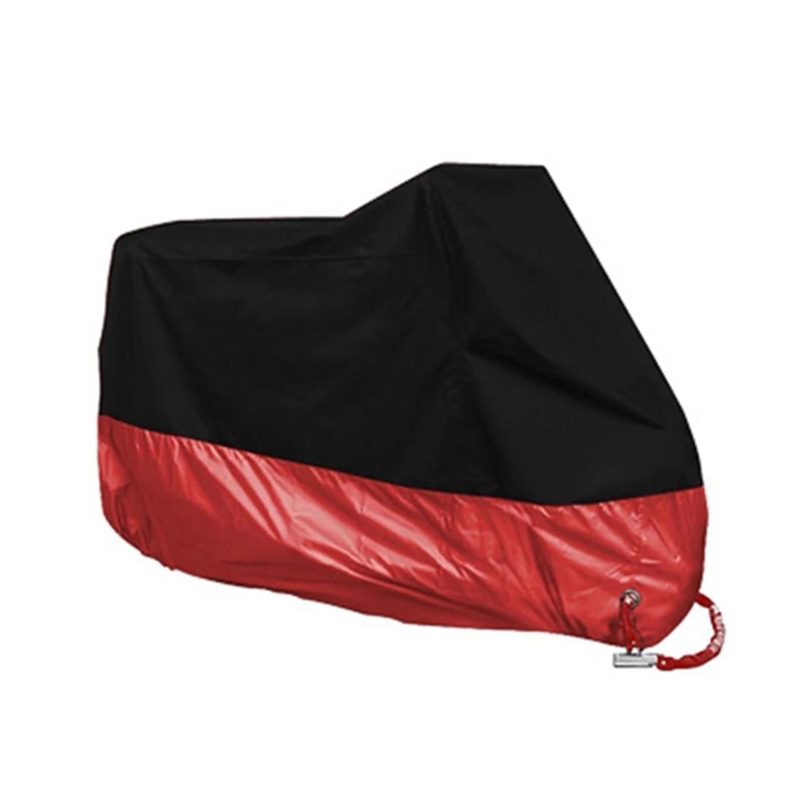 Motorradabdeckung Motorradabdeckung Fahrradabdeckung Wasserdicht UV Schutz Regenschutz Für Y&amaha MT07 Xmax 125 Nmax 155 Tmax YZF R3(Rot,3XL für 2201-2300mm) von GHAEKEBC