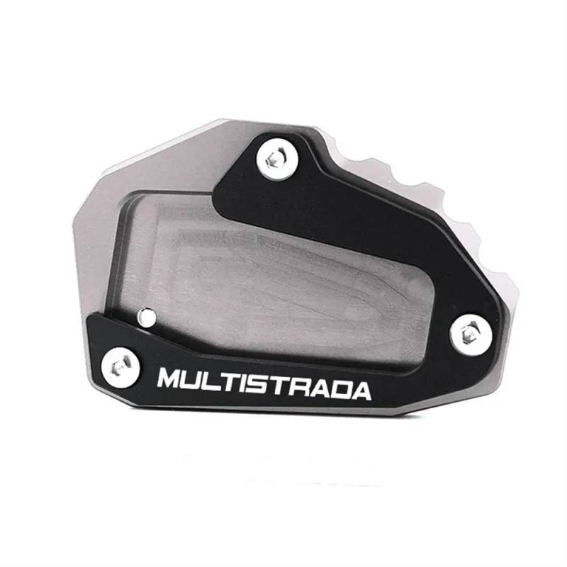 GHALSIEAV Motorrad-Ständerpolster Für Ducati Multistrada 950 1100 1200 1260 1200S 1260S V4 Motorrad Zubehör Ständer Seitenständer Verlängerung Pad(15) von GHALSIEAV