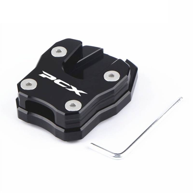 GHALSIEAV Motorrad-Ständerpolster Motorrad CNC Seitenständer Ständer Erweiterung Enlarger Pad Für H&ONDA PCX125 PCX 125 PCX150 PCX 150 Pcx125 150 2016-2021(4) von GHALSIEAV