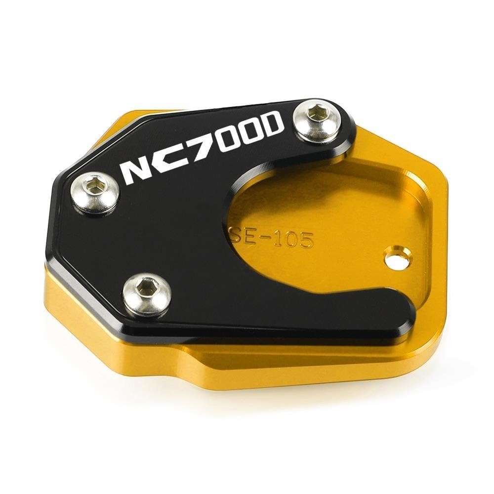 GHALSIEAV Motorrad-Ständerpolster Motorrad CNC Ständer Fuß Seite Stehen Verlängerung Pad Unterstützung Platte Für H&ONDA NC700D NC700 D Integra 2012 2013 2014 2015(11) von GHALSIEAV