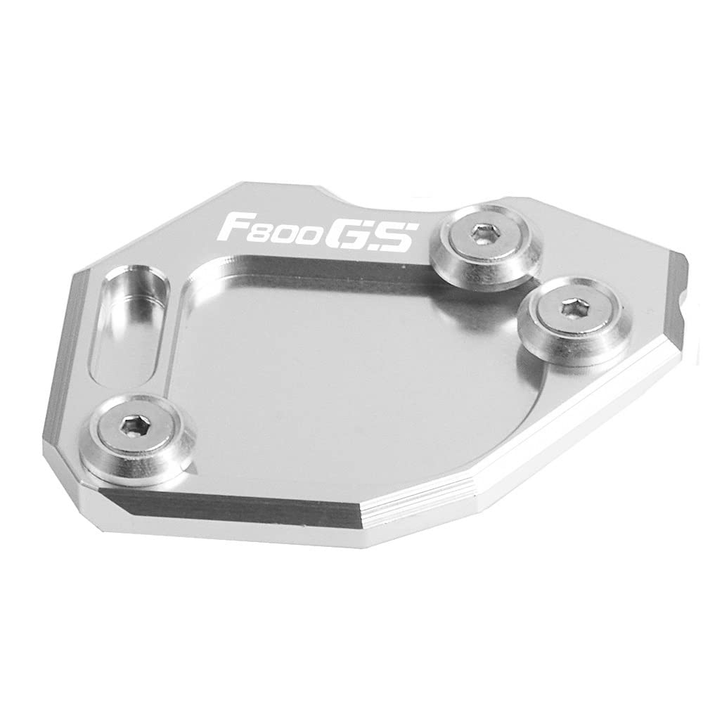 GHALSIEAV Motorrad-Ständerpolster Motorrad F 800GS ADV Seite Stehen Enlarger Pad Platte Ständer Für B&MW F800GS Abenteuer F800 GS F 800 GSA 2008-2018 2017 2016(22) von GHALSIEAV