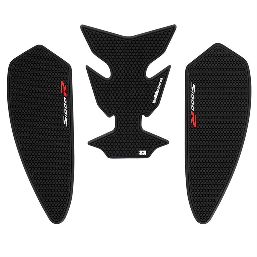 GHALSIEAV Motorrad-Tankaufkleber Motorrad Tankpad Traction Grip Knieschutz für B&MW S1000R 2019-2022(2) von GHALSIEAV