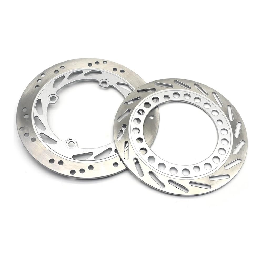 Motorrad Scheibenbremse Rotor Für AX 1 Für NX 250 1989-1994 Motorrad Vorne Hinten Bremsscheibe Rotor Vorne 240mm/hinten 220mm Für AX-1 Für NX250(Front and Rear silver) von GHALSIEAV