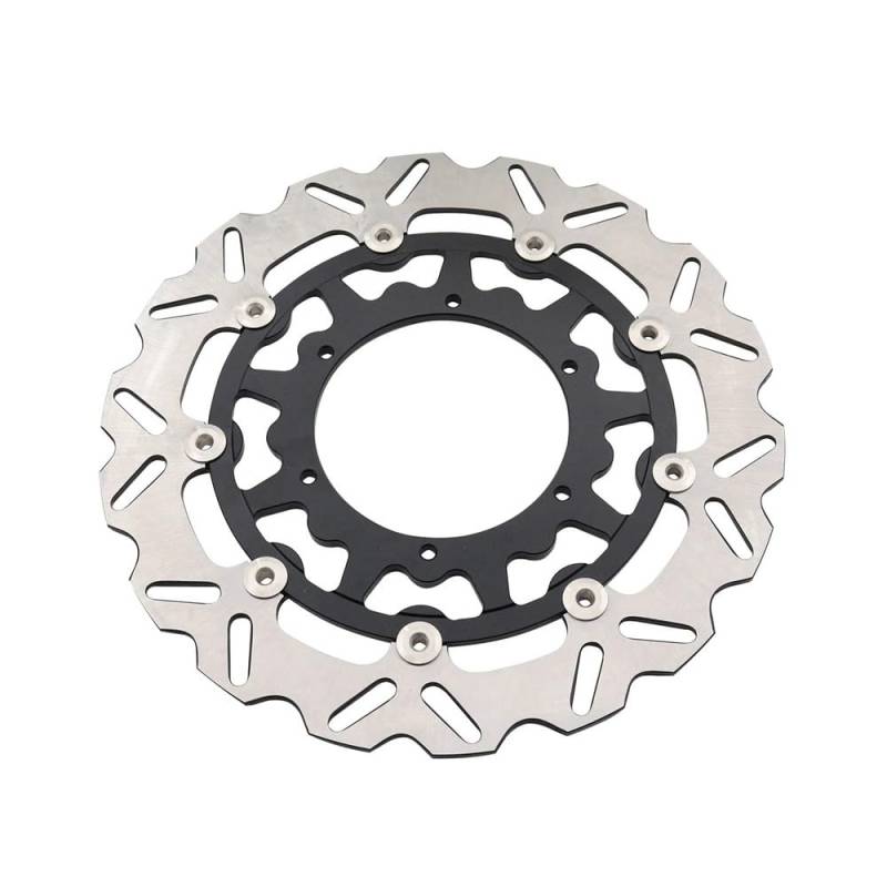 Motorrad Scheibenbremse Rotor Motorrad 270mm 320mm Bremsscheibe Für Y&AMAHA YZ125 YZ250 YZ250F YZ250FX YZ250X YZ400F YZ426F YZ450F WR 1998 1999 2000 2001-2021(320mm Black) von GHALSIEAV