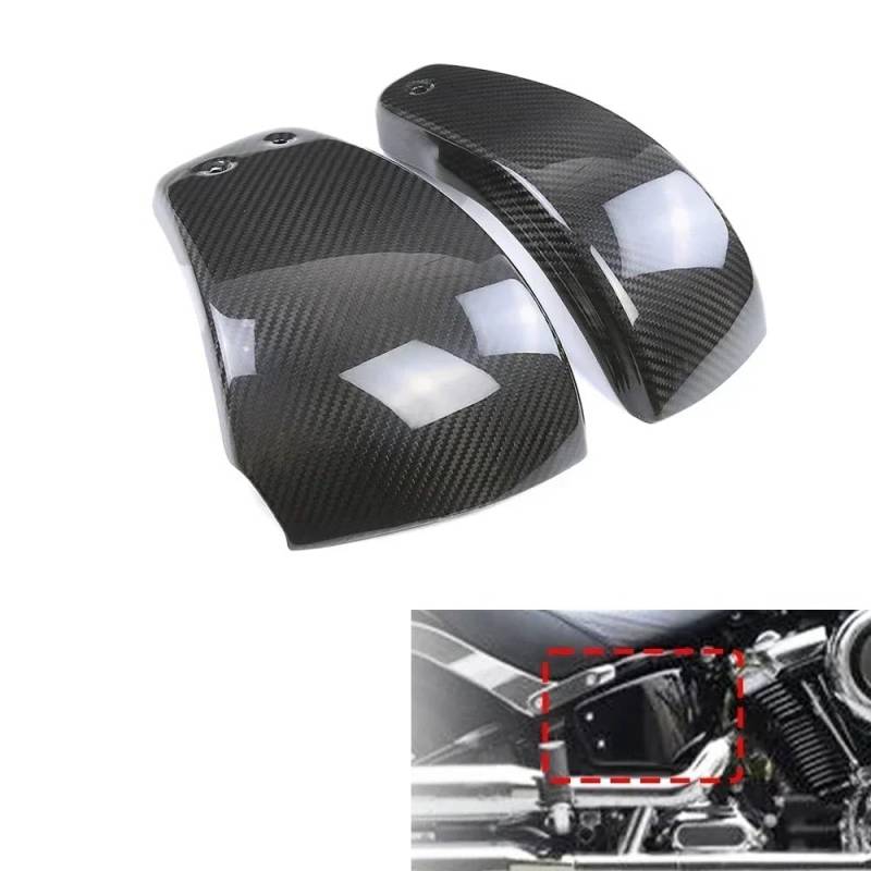 Kleiner Verkleidungsschutz Für Davidson Low Rider Lowrider S 2022 2023 Carbon Side Batterie Abdeckungen Rahmen Schutz Panel Motorrad Verkleidung Kits von GHDYUQ