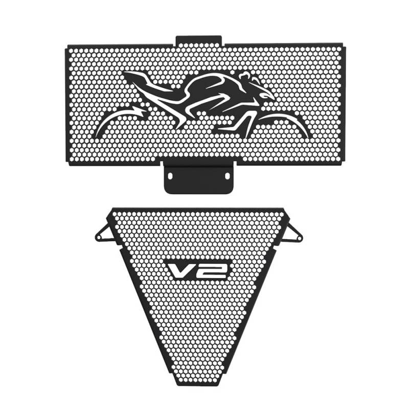 GHDYUQ Kühlergitter Kühler Schutzfolie Abdeckung Grille Schutz Für Du&cati V2 Motorrad Zubehör Aluminium St&reet Fi&ghter 2022 2023 2024 von GHDYUQ