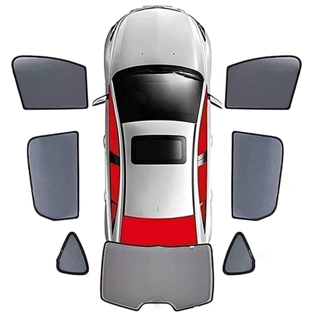 Auto Seitenfenster Sonnenschutz für Peugeot 508 SW 2019-2020,Sonnenblende Verdunklung Atmungsaktives Seitenfenster Heckscheibe Visier-Vorhang Zubehör,7pcs-wholecar von GHIOSA
