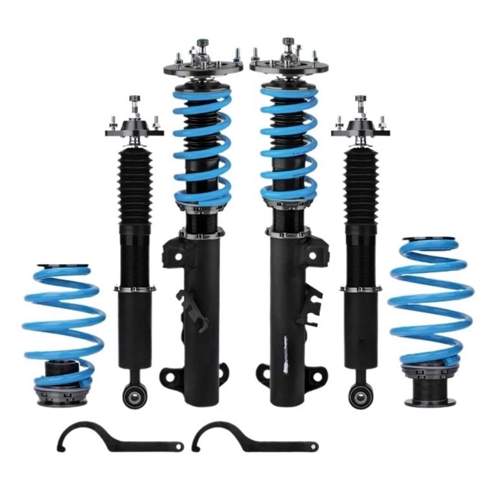 GHIUZ RWD Einstellbare Gewindefahrwerk-Stoßdämpferfedern COT6 Gewindefahrwerk-Stoßdämpferfedern, kompatibel for BMW E36 3er 91–99 von GHIUZ