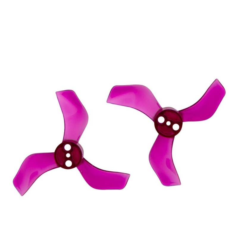 1635 40 mm 1,6 x 3,5 x 3 3-teiliger Propeller, kompatibel mit bürstenlosen Racing Tinywhoop-Drohnen 1103 1105 Ersatzteile Kompatibel mit 1635 Propeller(8PAIRS 1.5MM PURPLE) von GHJtRs