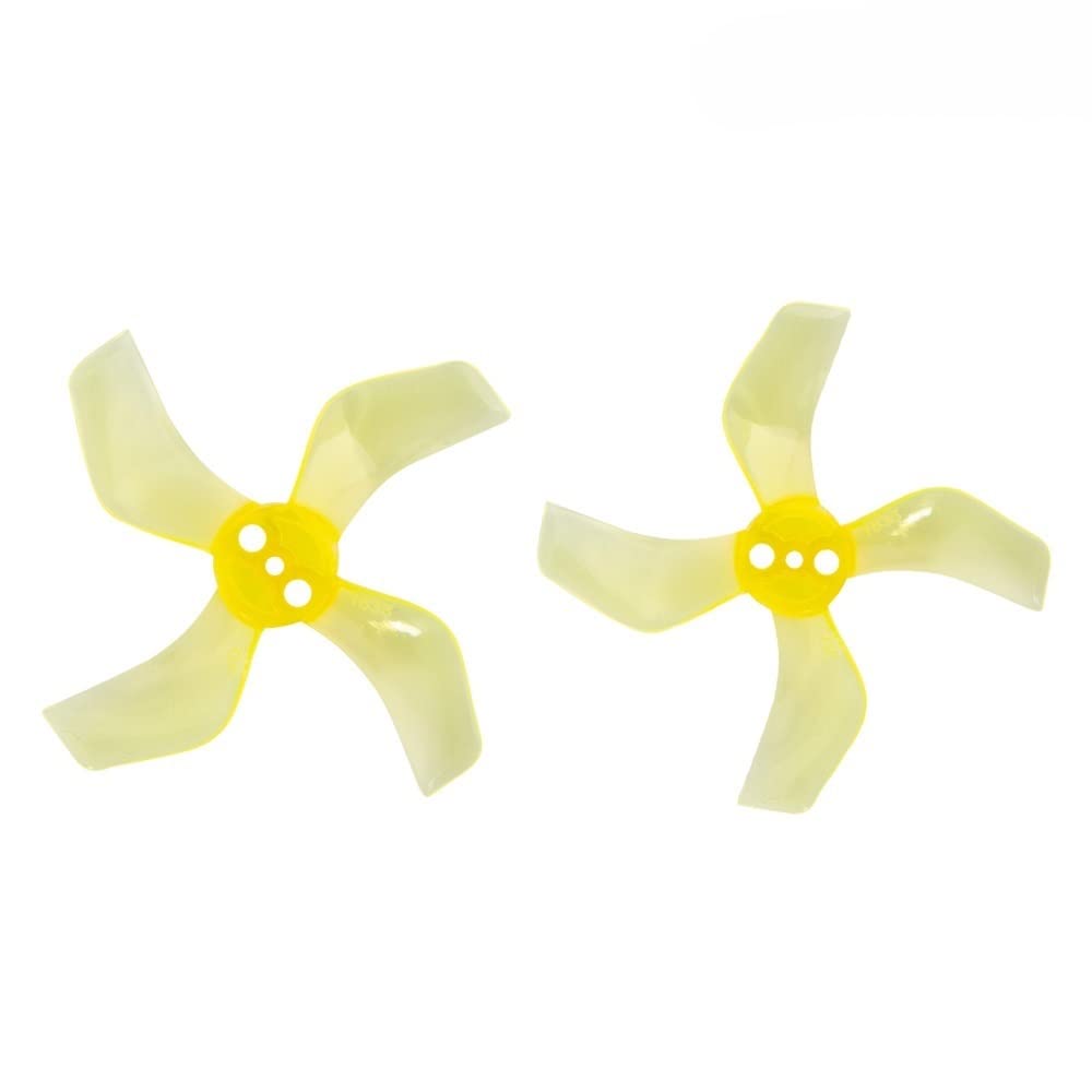 1636 1,6X3,6X4 40mm 4-PC Propeller 1mm 1,5mm Kompatibel mit RC Racing Freestyle TinyGo Tinywhoop Drohnen 1103 1105(8PAIRS 1MM YELLOW) von GHJtRs