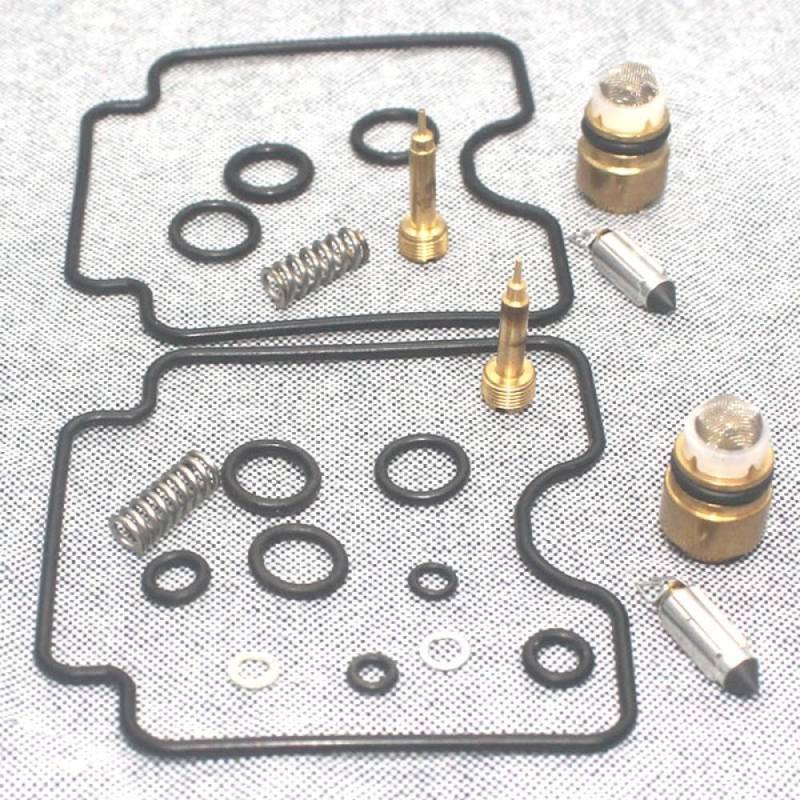 2 Set Vergaser-Reparatursatz, Nadelventil, kompatibel mit V-1100 XVS1100 1999–2005 von GHJtRs