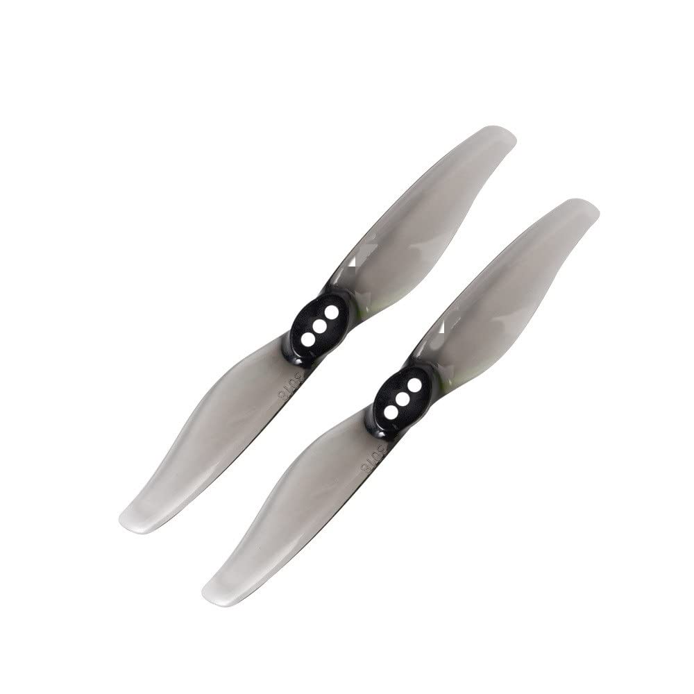 3018 3x1,8 3 Zoll 2-Propeller kompatibel mit RC Drone Racing Zahnstocherrahmen 1,5 mm 2,0 mm Loch T-Halterung(8PAIR 2.0MM GREY) von GHJtRs