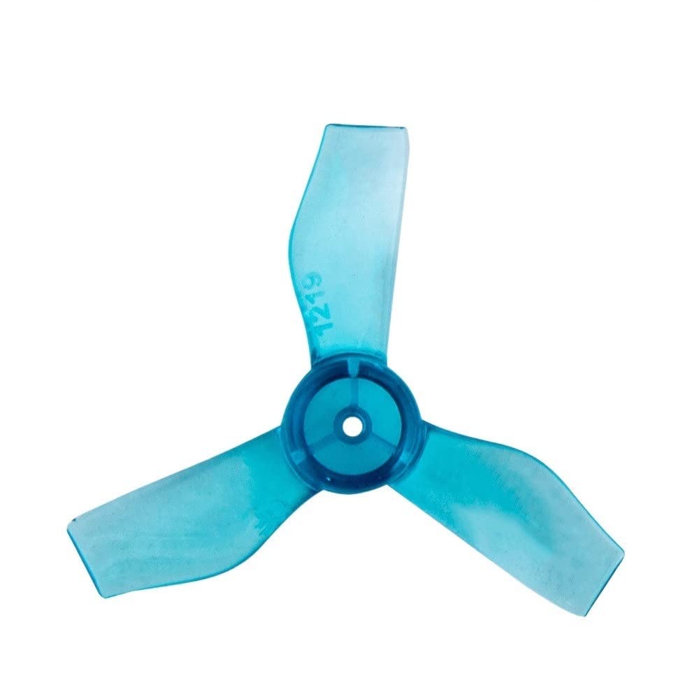 31 mm 1219 3-teiliger Propeller 1 mm kompatibel mit RC Racing Freestyle Tinywhoop Mobula6 Drohnen 0703 0804 1103 Motoren(4PAIRS BLUE) von GHJtRs