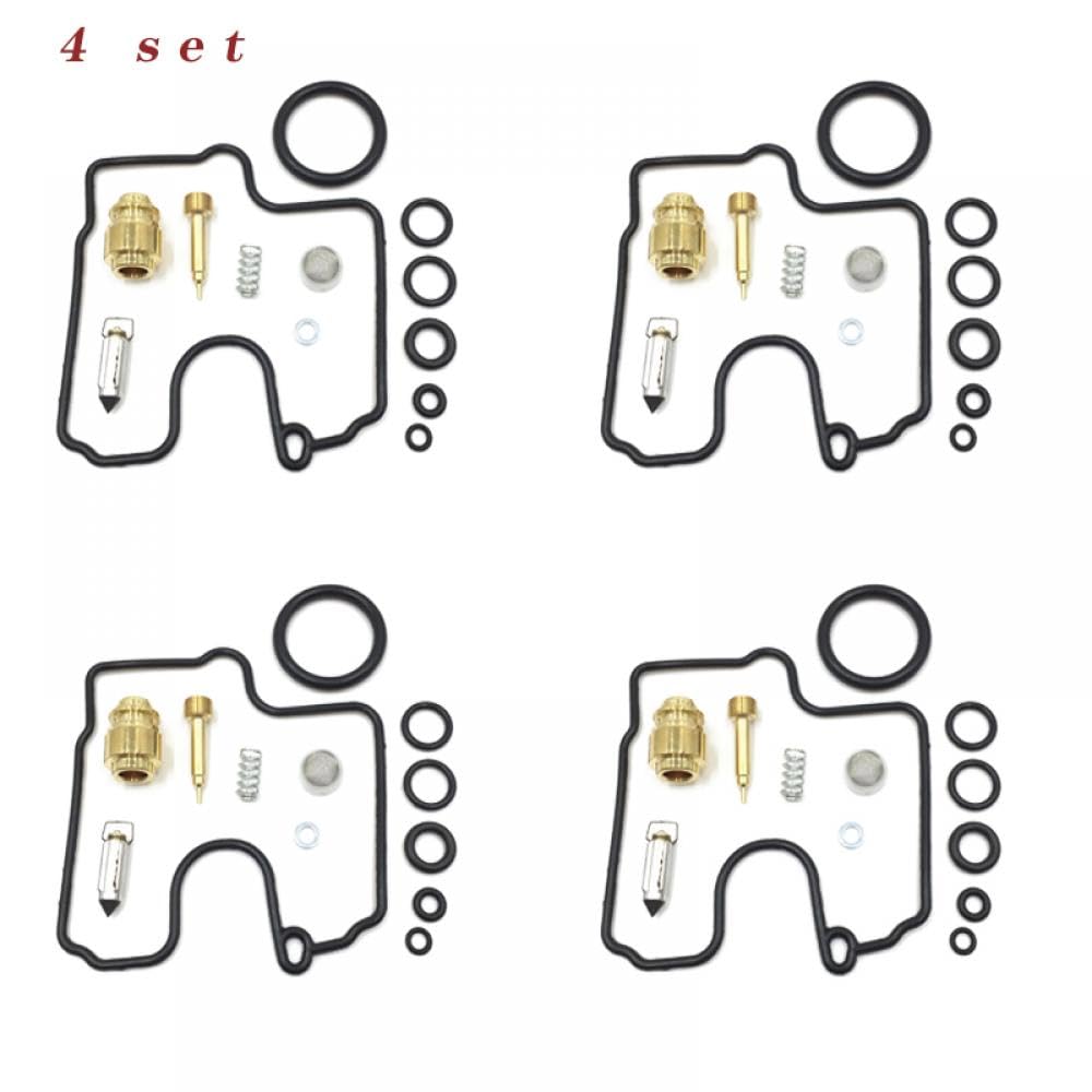 4 Sätze Vergaser-Reparatur-Umbausatz kompatibel mit YZF-R1 YZF R1 1998 2001 ZX-6R ZX6R R1 von GHJtRs