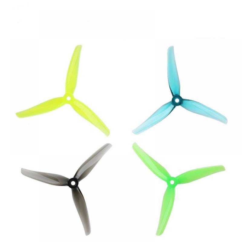 6 Paar kompatible Propeller Kompatibel mit Nazgul F5 5140 5 Zoll Tri-For XING-E 2207 Motor Racing Drone Teile(6PAIRS F5 BLUE) von GHJtRs