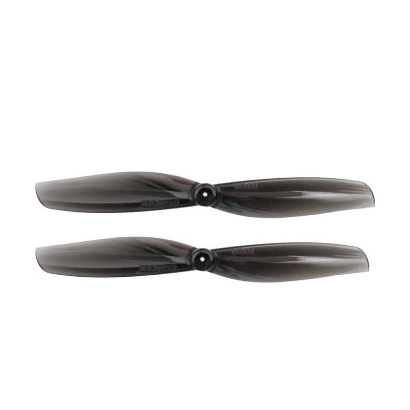 65mm 2-PC Propeller kompatibel mit 1mm 1,5mm Kompatibel mit RC Racing Freestyle 2,5 Zoll Cinewhoop Zahnstocher Drohnen DIY Teile(4PAIRS BLACK 1MM) von GHJtRs