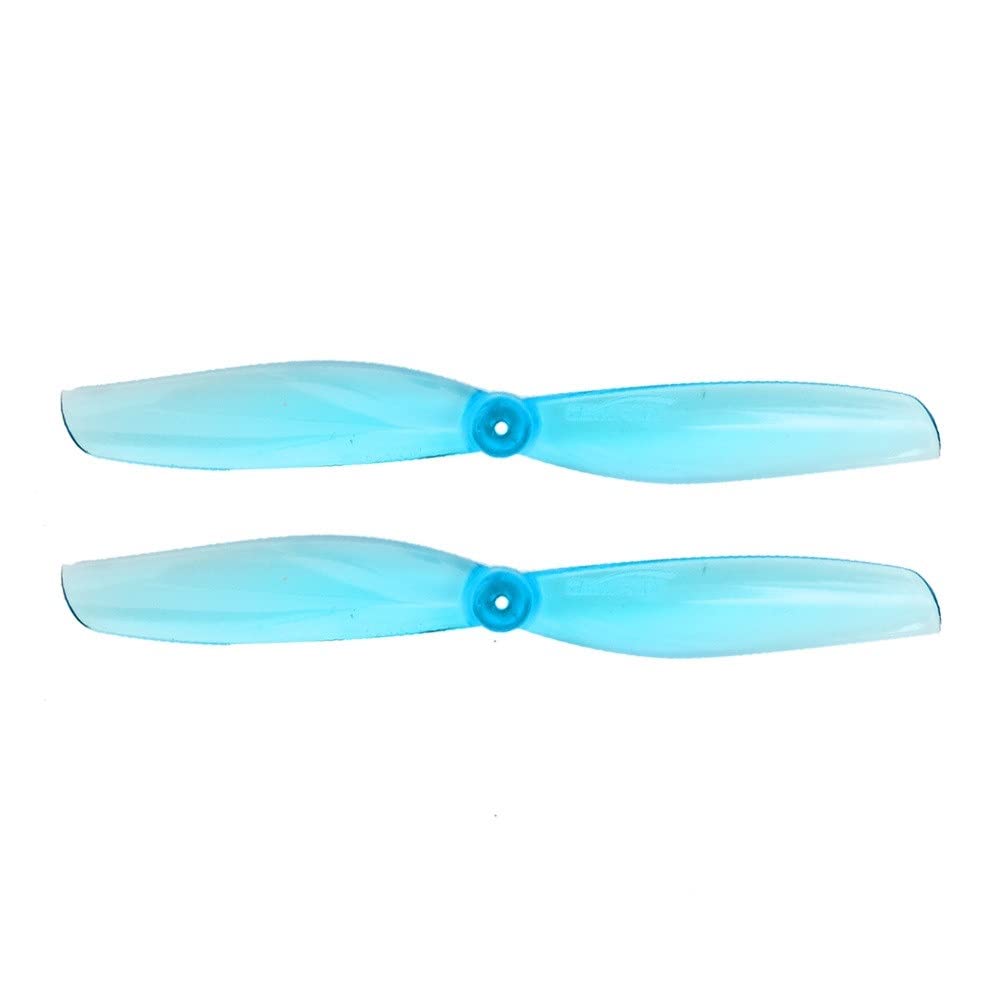 65mm 2-PC Propeller kompatibel mit 1mm 1,5mm Kompatibel mit RC Racing Freestyle 2,5 Zoll Cinewhoop Zahnstocher Drohnen DIY Teile(4PAIRS RED 1.5MM) von GHJtRs