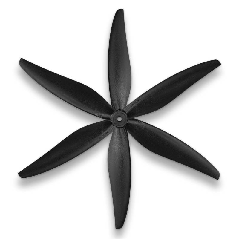 8040 2/4/6 Paris 3 Propeller Schwarz Glatt Kompatibles Zubehör Kompatibel mit Renndrohnen(2PAIR) von GHJtRs