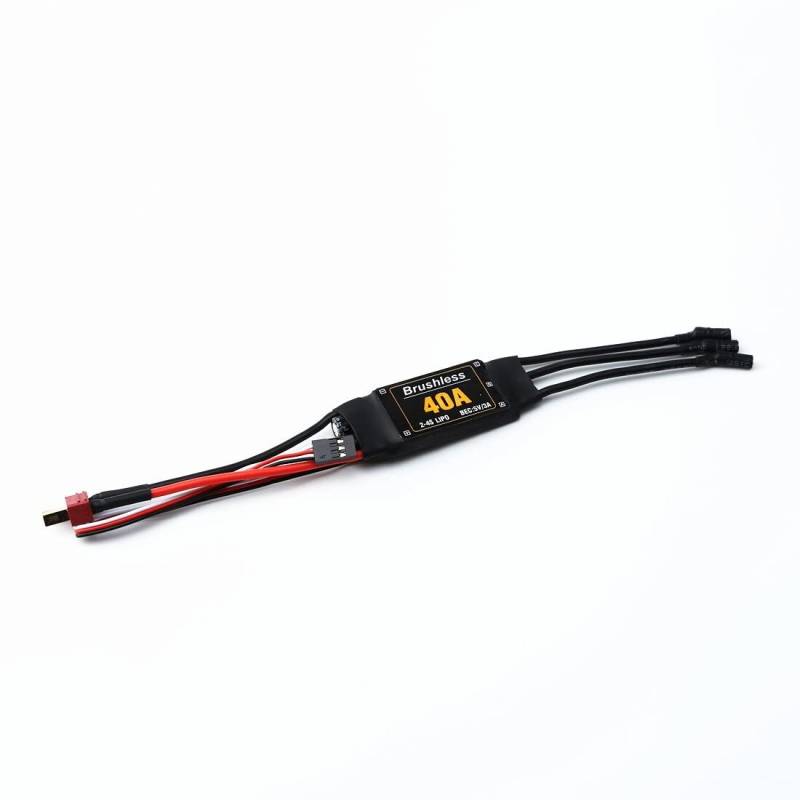 A2217 Bürstenloser Motor 1100KV 1250KV 2300KV mit 40A ESC SG90 Servo kompatibel mit RC Speed ​​Starrflügelflugzeugen 8060 1060(40A ESC T PLUG) von GHJtRs