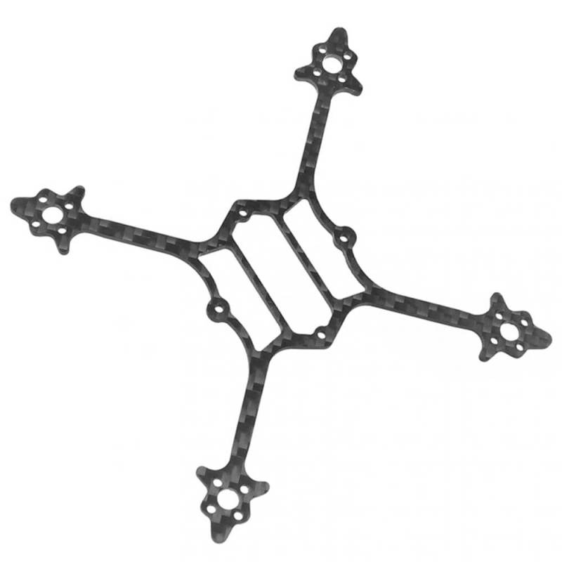 Crux3 Quadrocopter, 115 mm Radstand, Bodenplatte aus 3K-Kohlefaser, kompatibel mit Renndrohnen von GHJtRs