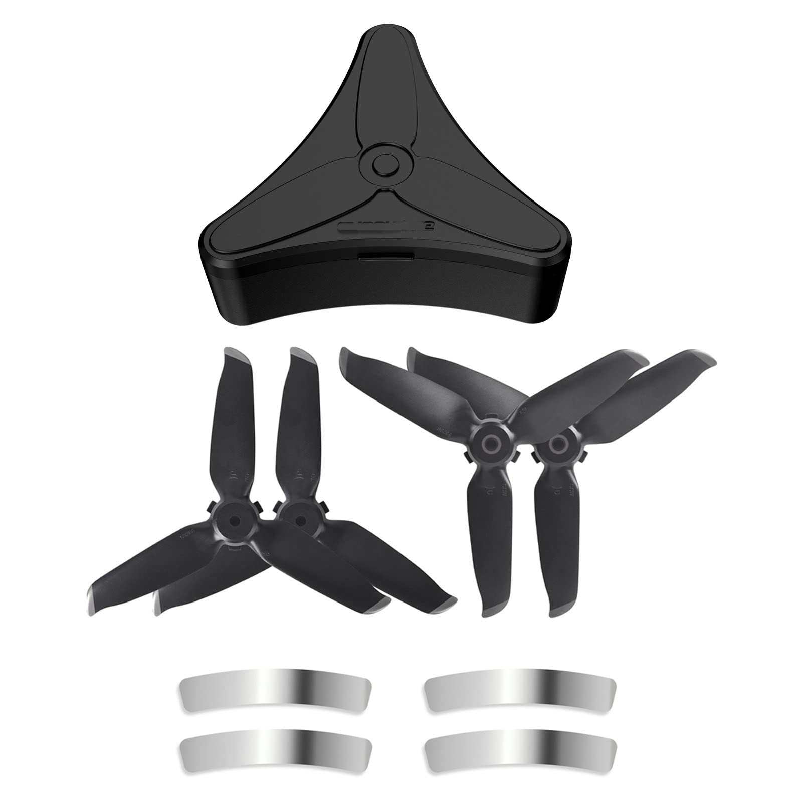 D 5328S Propeller Lagerung Fall Anti-fall Schutz Box Kompatibel Mit D 5328S Flugzeug Drone Zubehör(2 PAIR PROP W BOX1) von GHJtRs