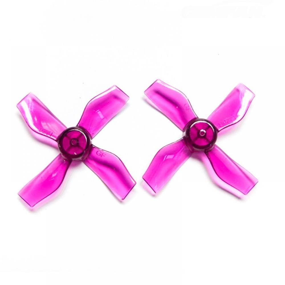 Ersatzpropeller Kompatibel mit Tinywhoop-Drohnen, 8 Paar, 31 mm, 1220, 1,2 x 2 x 4, 4-teilige Propeller, 0,8 mm, 1 mm, kompatibel mit RC Racing Freestyle Tinywhoop Drone DIY(8PAIRS 0.8MM PURPLE) von GHJtRs