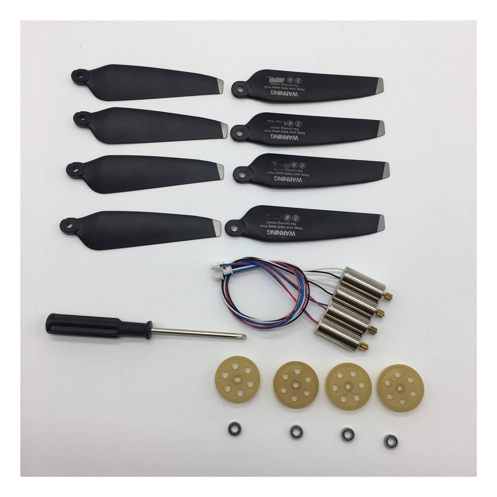 F10 Quadrocopter kompatible Ersatzteile Propeller Motoren Motoren Getriebe Lager(B) von GHJtRs