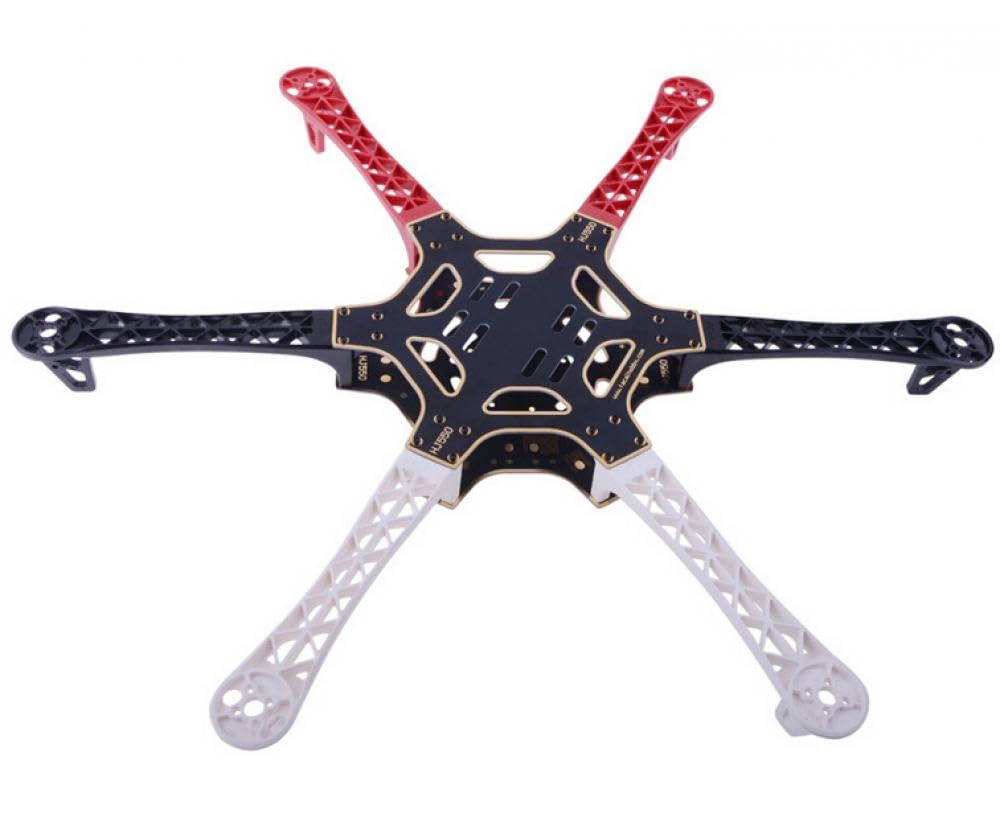 F550 Hexa Rahmen Arm Hexacopter PCB kompatibel mit Flamewheel HJ550 Quadcopter Fahrwerk Schutzplatte(NO LANDING GEAR) von GHJtRs