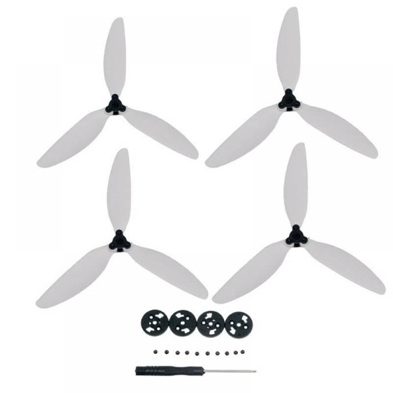 Leichte Drei-Propeller Kompatibel mit D 2 SE-kompatibles Ersatz-Flügelventilator-Zubehör(4PCS WHITE) von GHJtRs