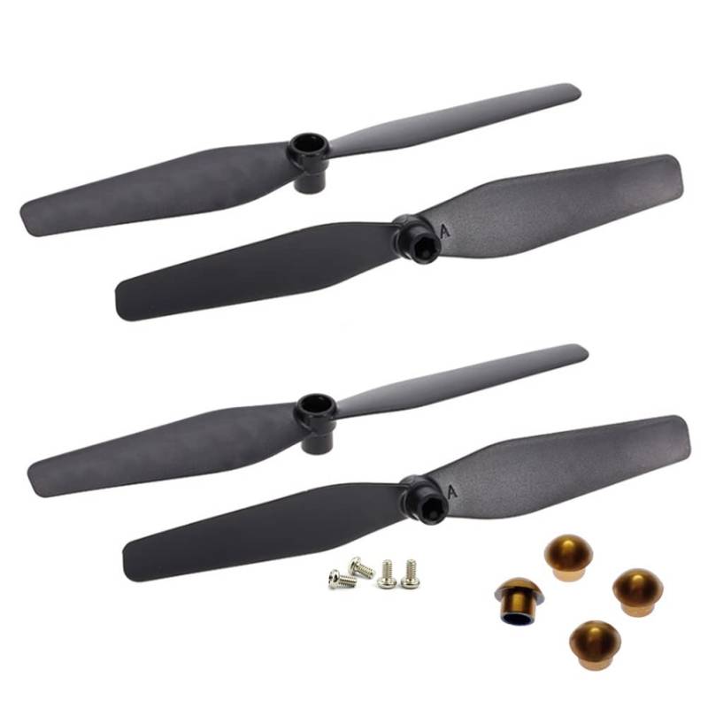 S167 S166 RC-Drohnen-Ersatzteilset Kompatibel mit GPS-Quadcopter, einschließlich Propeller, Schutzrahmen, Arme, Motor, Getriebewelle, Schrauben, kompatibel mit ähnlichen Modellen(4PROPELLERS) von GHJtRs