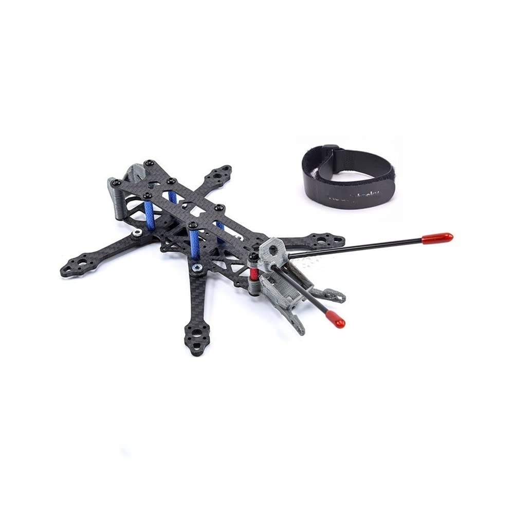 X-Typ 3K Carbonfaser-Rahmen-Set Kompatibel mit 3 Zoll 150 mm und 4 Zoll 175 mm Drohnen-Quadrocopter, leicht, kompatibel mit 3D-Druck(3INCH 150MM) von GHJtRs