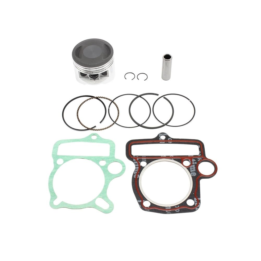 YX 140 56mm Pitbike Zylinder Kolben Körper Pin Ringe Dichtung Motor Teile Kompatibel Mit YX140cc Quad ATV Motorrad(PISTON RINGS KIT) von GHJtRs