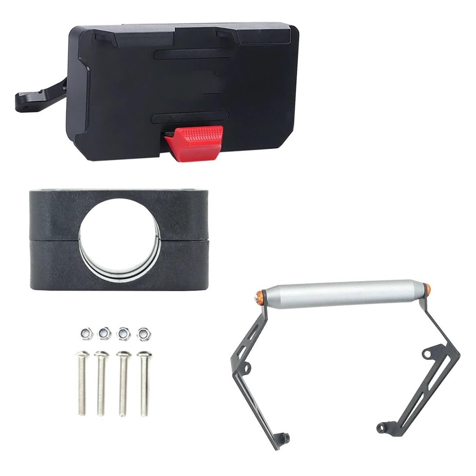 Motorrad Handyhalter Für Benelli Für TRK702 Für TRK702X 2022-up Motorrad GPS Telefon Halter USB Drahtlose Ladegerät Navigation Halterung Montieren Ständer Fahrrad Handyhalterung(22mm Bracket-Charger) von GHTOITW