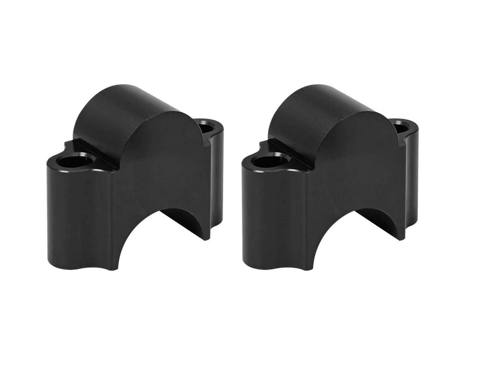 Motorrad Lenker Riser Für 1 Paar Motorrad 28mm 1 1/8 "22mm 7/8" Lenker Riser Bar Montieren Griff Clamp Motorrad Riser Klemme(28MM Black) von GHTOITW