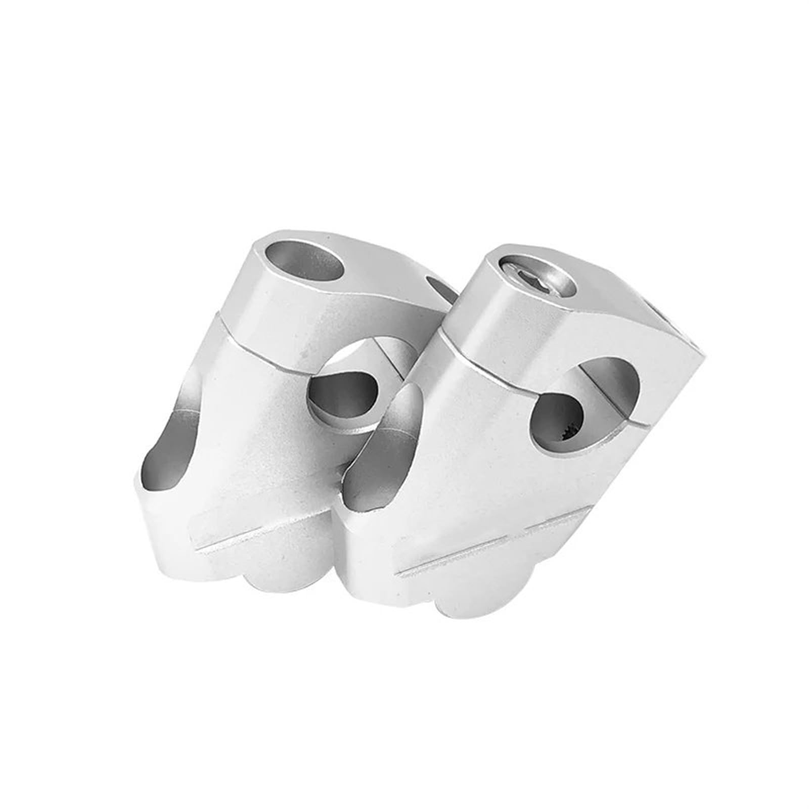 Motorrad Lenker Riser Für Benelli Für TRK502 Für TRK520X Für TRK 502 Für TRK 502X 2020 2021 Motorrad CNC Aluminium Lenker Erhöhung Riser Bar Clamp Montieren Motorrad Riser Klemme(28mm Silver) von GHTOITW