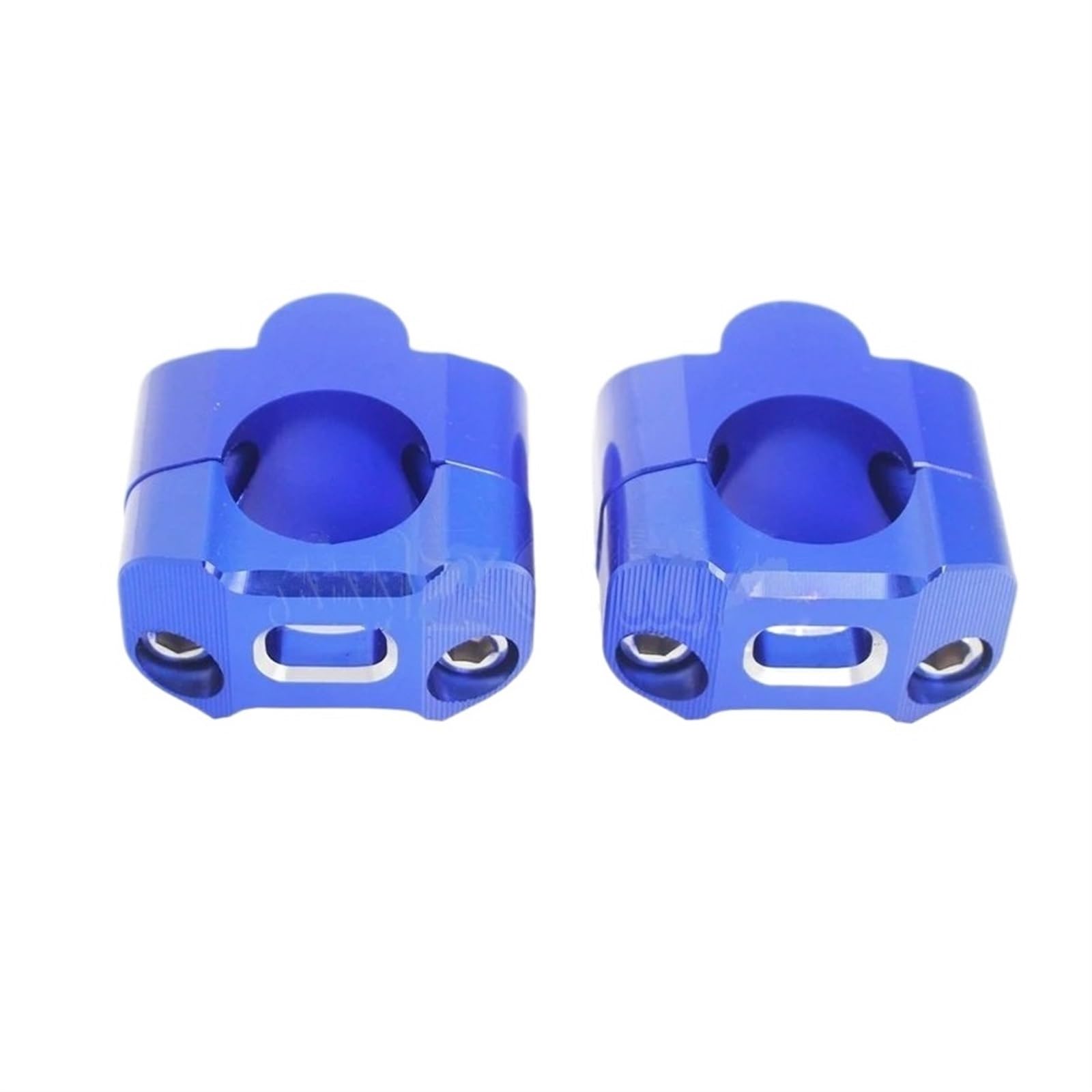 Motorrad Lenker Riser Für Kawasaki Dirt Pit Bike 20mm Aufstieg 7 Farbe Motorrad 22/28mm Lenker Erhöhung Riser Bar Clamp Montieren Motorrad Riser Klemme(Blue) von GHTOITW